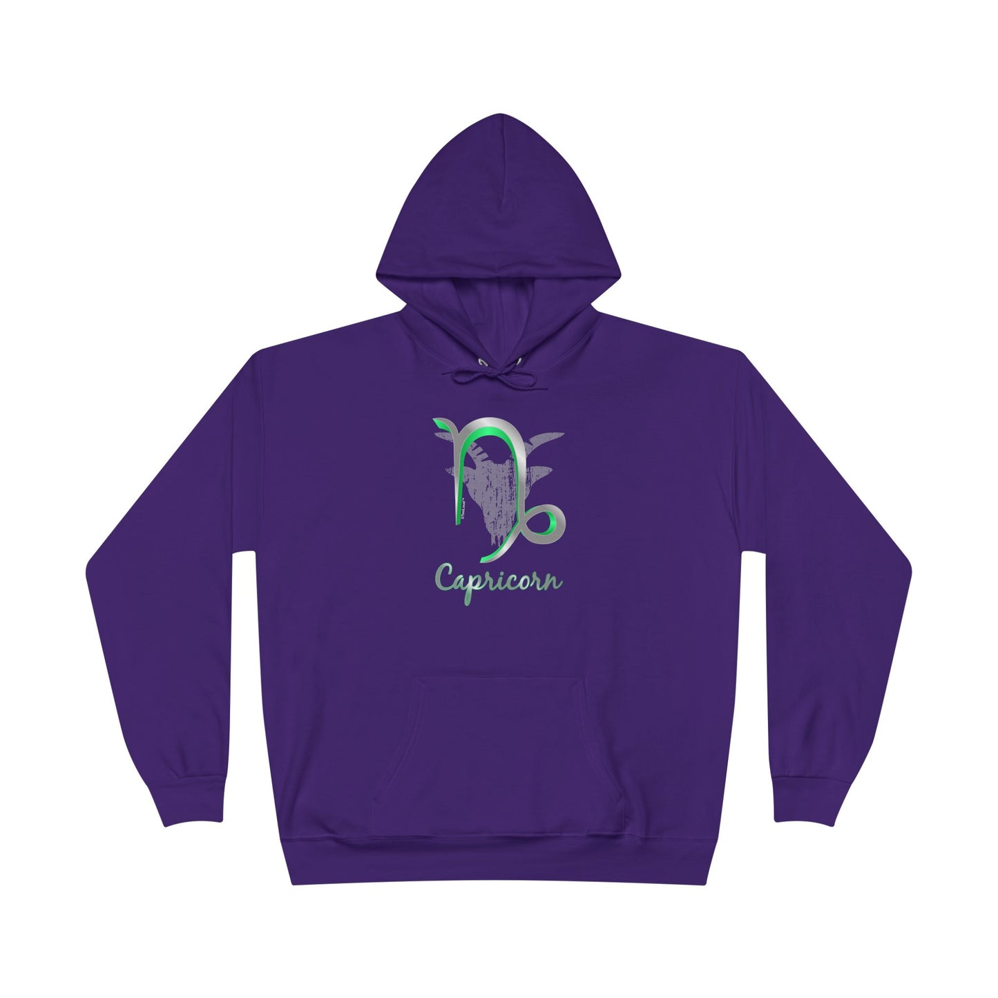 Capricorn Symbol Dark Pullover Hoodie Sweatshirt by TOOLOUD™