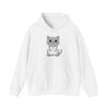 Dr. Cat MD - Cute Cat Design Unisex Hoodie Sweatshirt By TOOLOUD