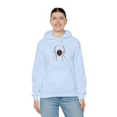 TooLoud Black Widow Spider Design Unisex Hoodie Sweatshirt