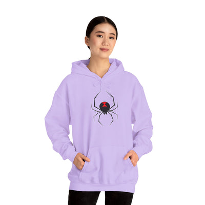 TooLoud Black Widow Spider Design Unisex Hoodie Sweatshirt