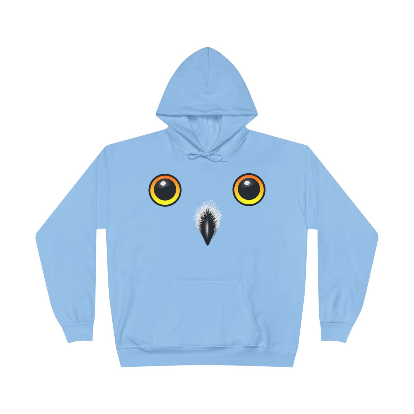Cute Snowy Owl Face Hoodie Pullover Sweatshirt by TOOLOUD™