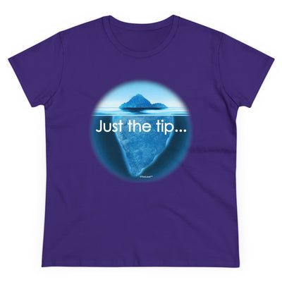 TooLoud Iceberg Just The Tip Women's Cotton T-Shirt