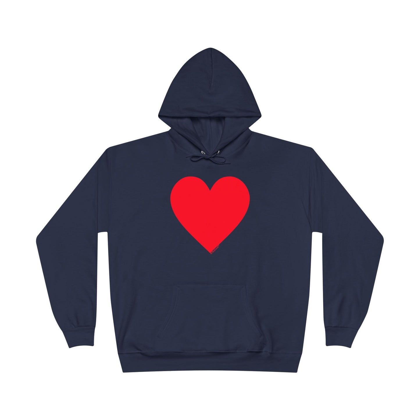 TOOLOUD Big Red Heart Valentine's Day Dark Unisex Hoodie Sweatshirt