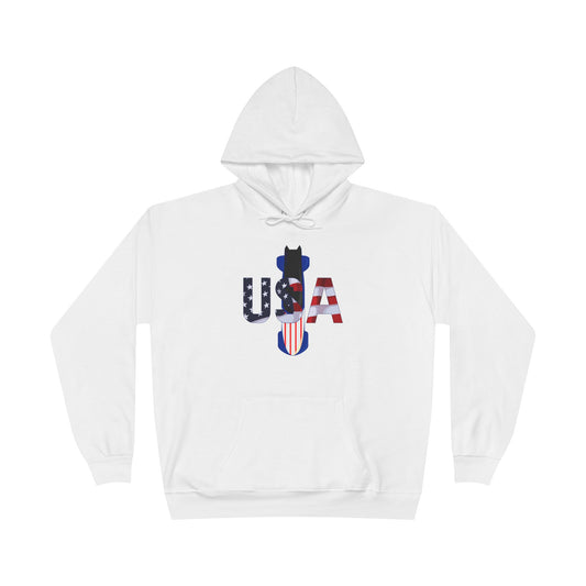 USA Bobsled Adult Hooded Sweatshirt by TOOLOUD