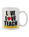11 oz Coffee Mug for Educators - TooLoud-11 OZ Coffee Mug-TooLoud-White-Davson Sales