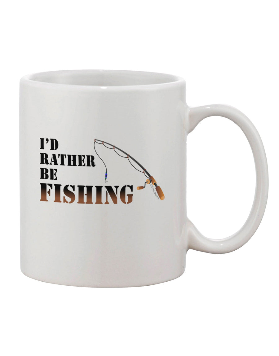 11 oz Coffee Mug for Fishing Enthusiasts - TooLoud-11 OZ Coffee Mug-TooLoud-White-Davson Sales