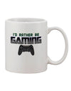 11 oz Coffee Mug for Gaming Enthusiasts - TooLoud-11 OZ Coffee Mug-TooLoud-White-Davson Sales