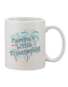 11 oz Coffee Mug for Moms who Love a Little Firecracker - TooLoud-11 OZ Coffee Mug-TooLoud-White-Davson Sales