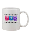 11 oz Coffee Mug for Spay Neuter Adopt - TooLoud-11 OZ Coffee Mug-TooLoud-White-Davson Sales