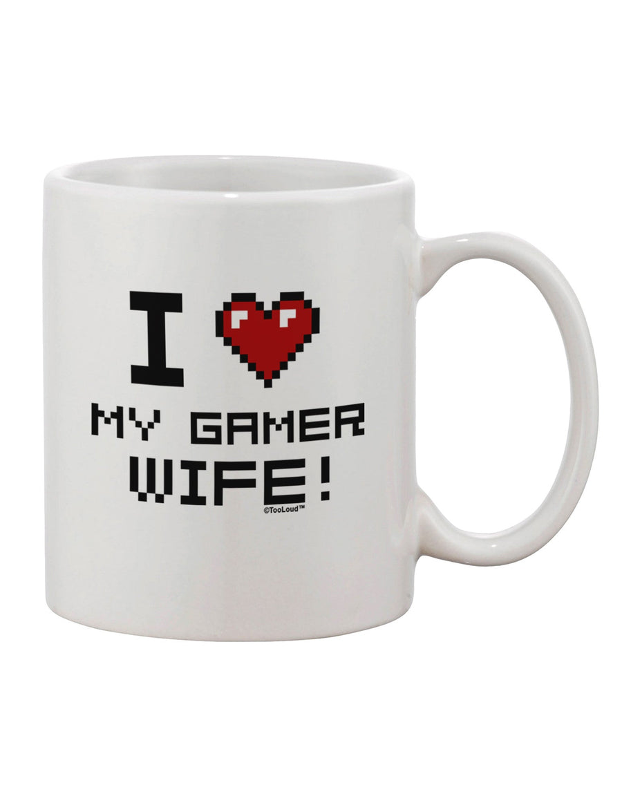 11 oz Coffee Mug for the Devoted Gamer Wife - TooLoud-11 OZ Coffee Mug-TooLoud-White-Davson Sales