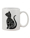 11 oz Coffee Mug for the Quirky Cat Lover - TooLoud-11 OZ Coffee Mug-TooLoud-White-Davson Sales