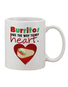 11 oz Coffee Mug - Perfect for Burrito Lovers TooLoud-11 OZ Coffee Mug-TooLoud-White-Davson Sales