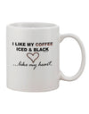 11 oz Coffee Mug - Perfect for Coffee, Iced Beverages, and Black Tea - Expertly Crafted Drinkware-11 OZ Coffee Mug-TooLoud-White-Davson Sales