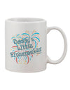 11 oz Coffee Mug - Perfect for Daddy's Little Firecracker - TooLoud-11 OZ Coffee Mug-TooLoud-White-Davson Sales