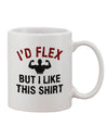 11 oz Coffee Mug - Perfect for Flexing and Enjoying Your Favorite Beverage-11 OZ Coffee Mug-TooLoud-White-Davson Sales