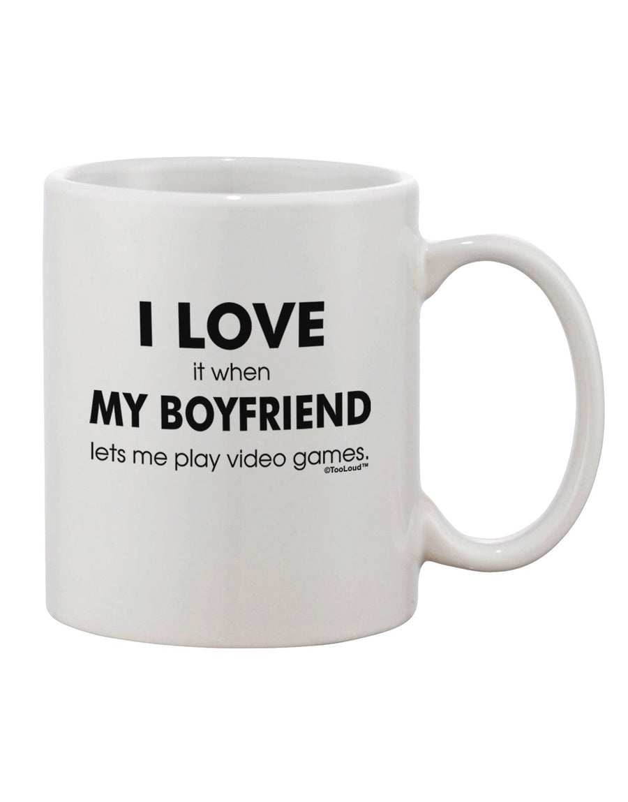 11 oz Coffee Mug - Perfect for Gamers and Boyfriend Enthusiasts - TooLoud-11 OZ Coffee Mug-TooLoud-White-Davson Sales