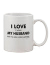 11 oz Coffee Mug - Perfect for Gamers and Spouses - TooLoud-11 OZ Coffee Mug-TooLoud-White-Davson Sales