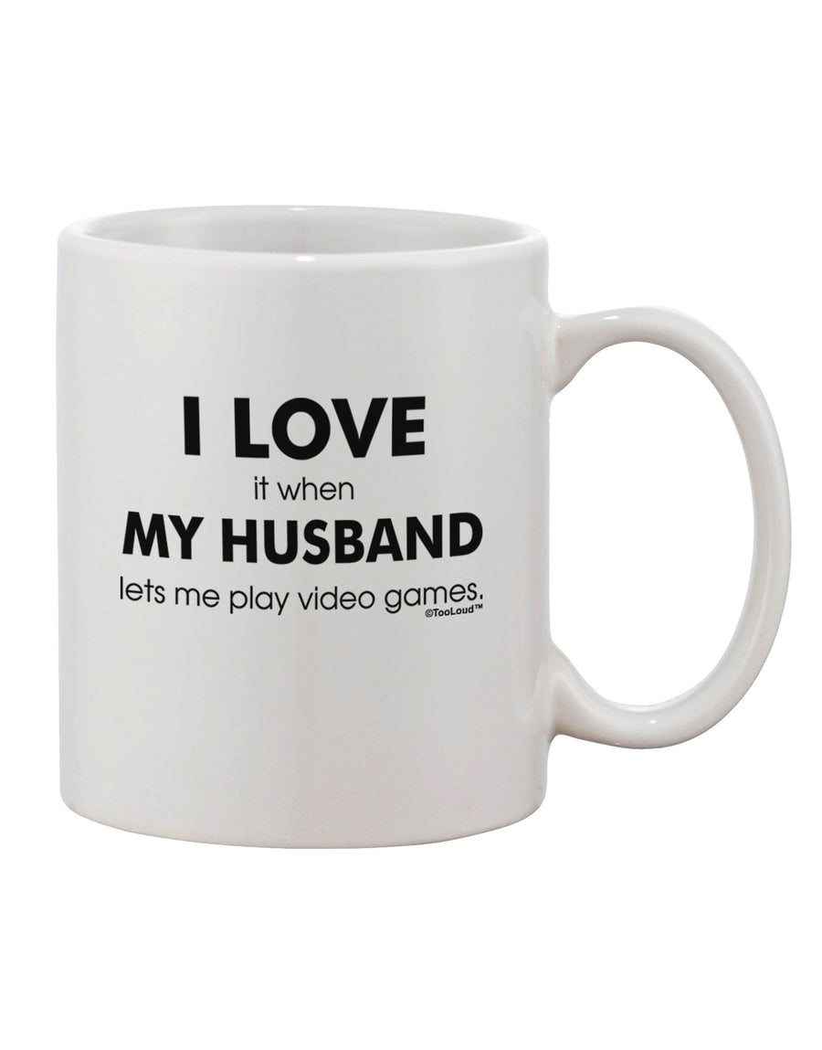 11 oz Coffee Mug - Perfect for Gamers and Spouses - TooLoud-11 OZ Coffee Mug-TooLoud-White-Davson Sales