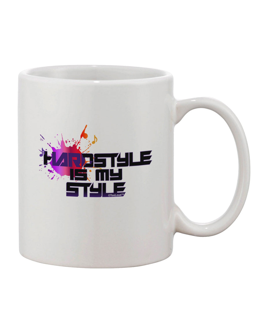 11 oz Coffee Mug - Perfect for Hardstyle Enthusiasts-11 OZ Coffee Mug-TooLoud-White-Davson Sales