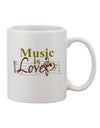 11 oz Coffee Mug - Perfect for Music Lovers TooLoud-11 OZ Coffee Mug-TooLoud-White-Davson Sales