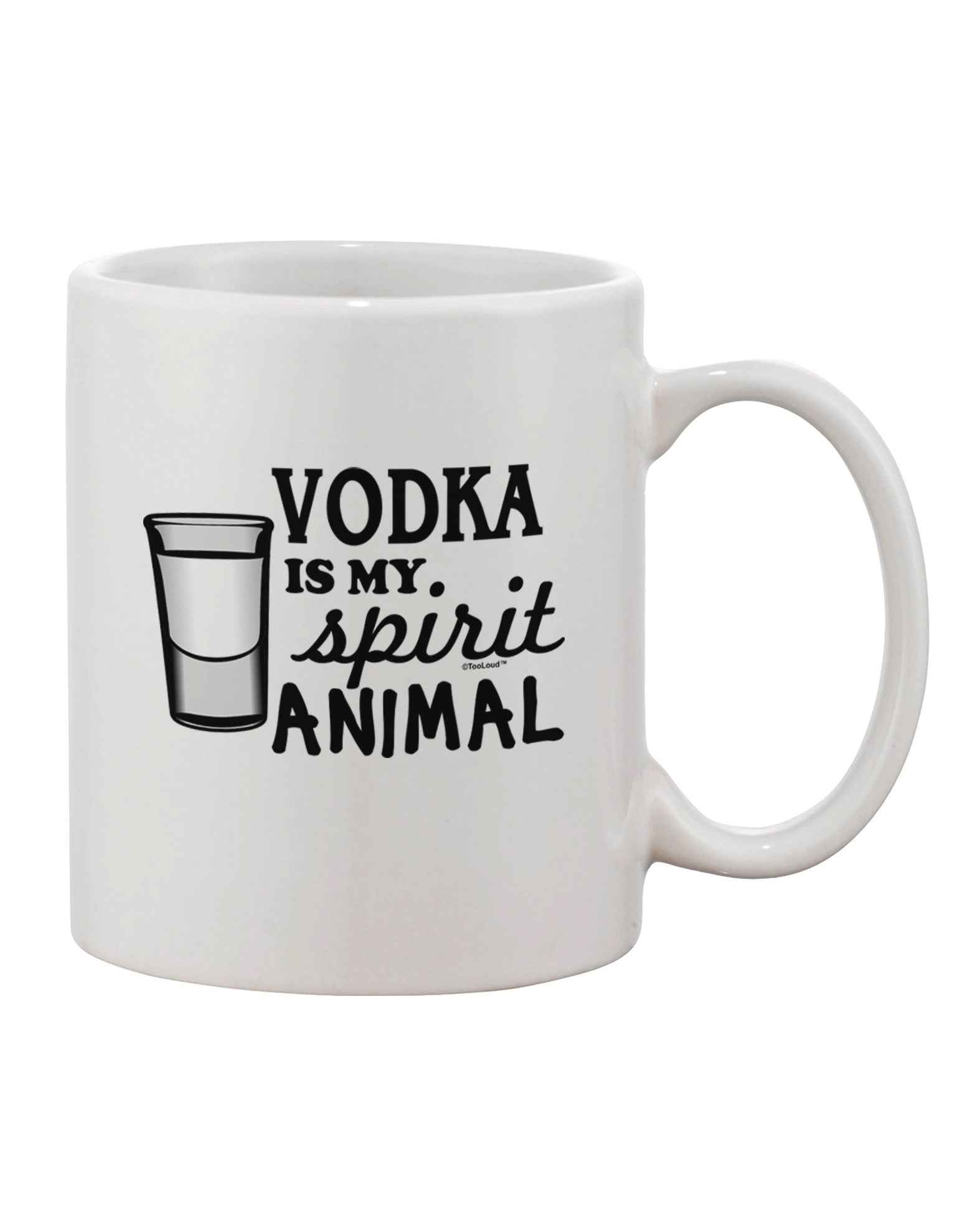 11 oz Coffee Mug - Perfect for Vodka Enthusiasts - TooLoud-11 OZ Coffee Mug-TooLoud-White-Davson Sales