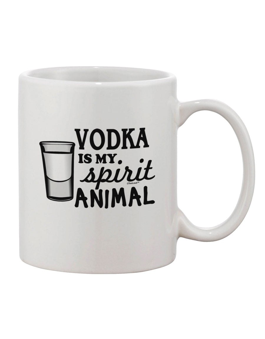 11 oz Coffee Mug - Perfect for Vodka Enthusiasts - TooLoud-11 OZ Coffee Mug-TooLoud-White-Davson Sales