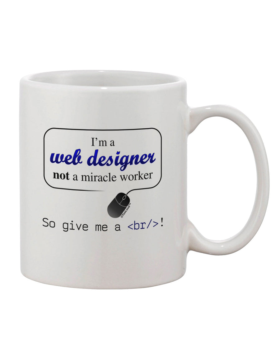 11 oz Coffee Mug - Perfect for Web Designers-11 OZ Coffee Mug-TooLoud-White-Davson Sales