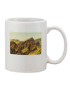 11 oz Coffee Mug with Arizona Mountains Watercolor Print - TooLoud-11 OZ Coffee Mug-TooLoud-White-Davson Sales