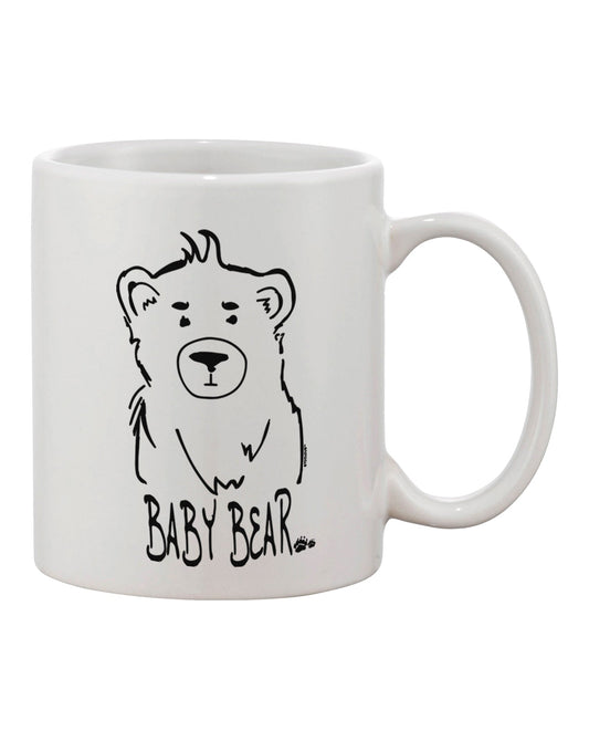 11 oz Coffee Mug with Baby Bear Print - TooLoud-11 OZ Coffee Mug-TooLoud-Davson Sales