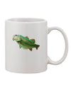 11 oz Coffee Mug with Big Bass Fish Print - TooLoud-11 OZ Coffee Mug-TooLoud-White-Davson Sales