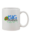 11 oz Coffee Mug with Big Brother Print - TooLoud-11 OZ Coffee Mug-TooLoud-White-Davson Sales