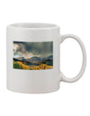 11 oz Coffee Mug with Colorado Mountain Scene Photo Print - TooLoud-11 OZ Coffee Mug-TooLoud-White-Davson Sales