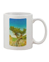 11 oz Coffee Mug with Colorado Tree Watercolor Print - TooLoud-11 OZ Coffee Mug-TooLoud-White-Davson Sales