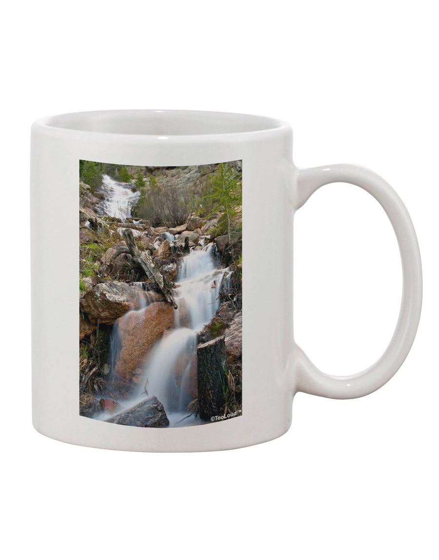 11 oz Coffee Mug with Colorado Waterfall Scene - TooLoud-11 OZ Coffee Mug-TooLoud-White-Davson Sales