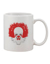 11 oz Coffee Mug with Extra Scary Clown Watercolor Print - TooLoud-11 OZ Coffee Mug-TooLoud-White-Davson Sales