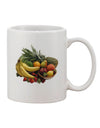 11 oz Coffee Mug with Fruit Basket Still Life Design - TooLoud-11 OZ Coffee Mug-TooLoud-White-Davson Sales