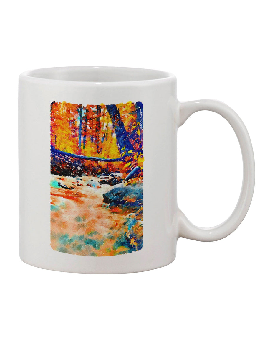 11 oz Coffee Mug with Mt Shavano Colorado Watercolor Print - Expertly Crafted Drinkware TooLoud-11 OZ Coffee Mug-TooLoud-White-Davson Sales