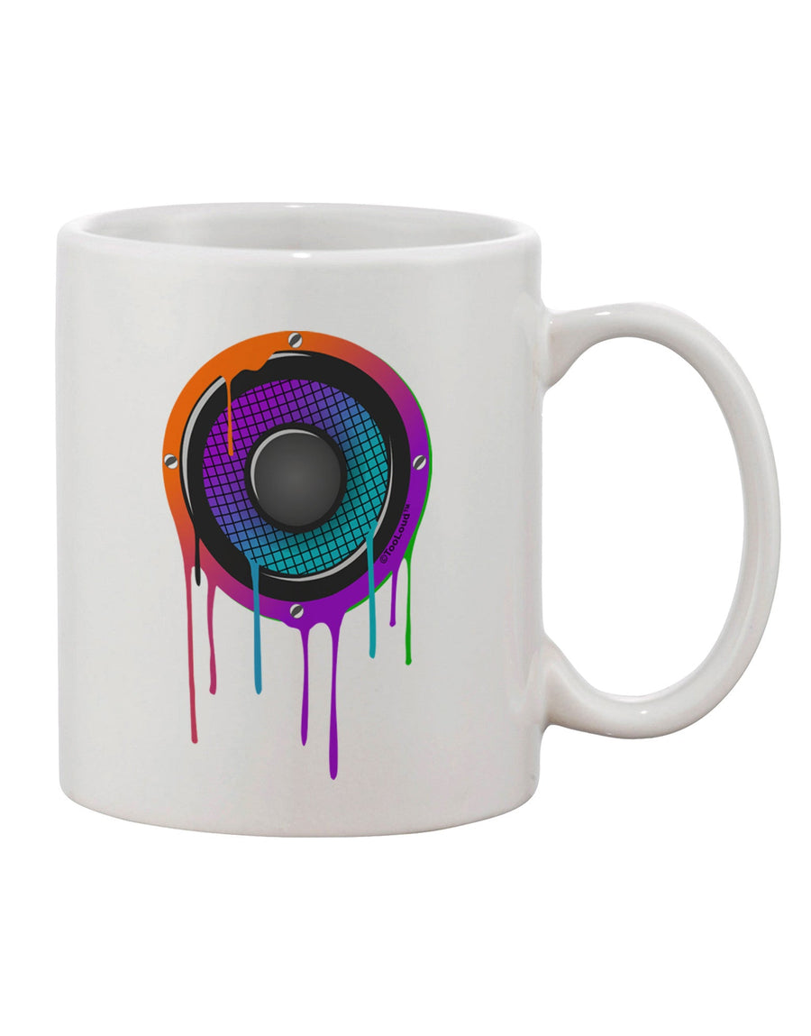 11 oz Coffee Mug with Paint Drips Speaker Print - TooLoud-11 OZ Coffee Mug-TooLoud-White-Davson Sales