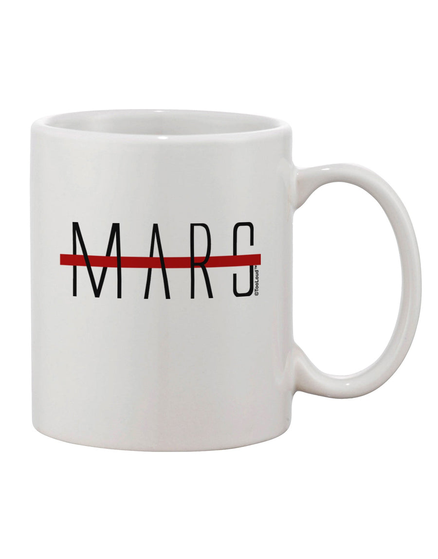 11 oz Coffee Mug with Planet Mars Design - TooLoud-11 OZ Coffee Mug-TooLoud-White-Davson Sales