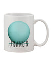 11 oz Coffee Mug with Planet Uranus Text Print - Expertly Crafted by TooLoud-11 OZ Coffee Mug-TooLoud-White-Davson Sales