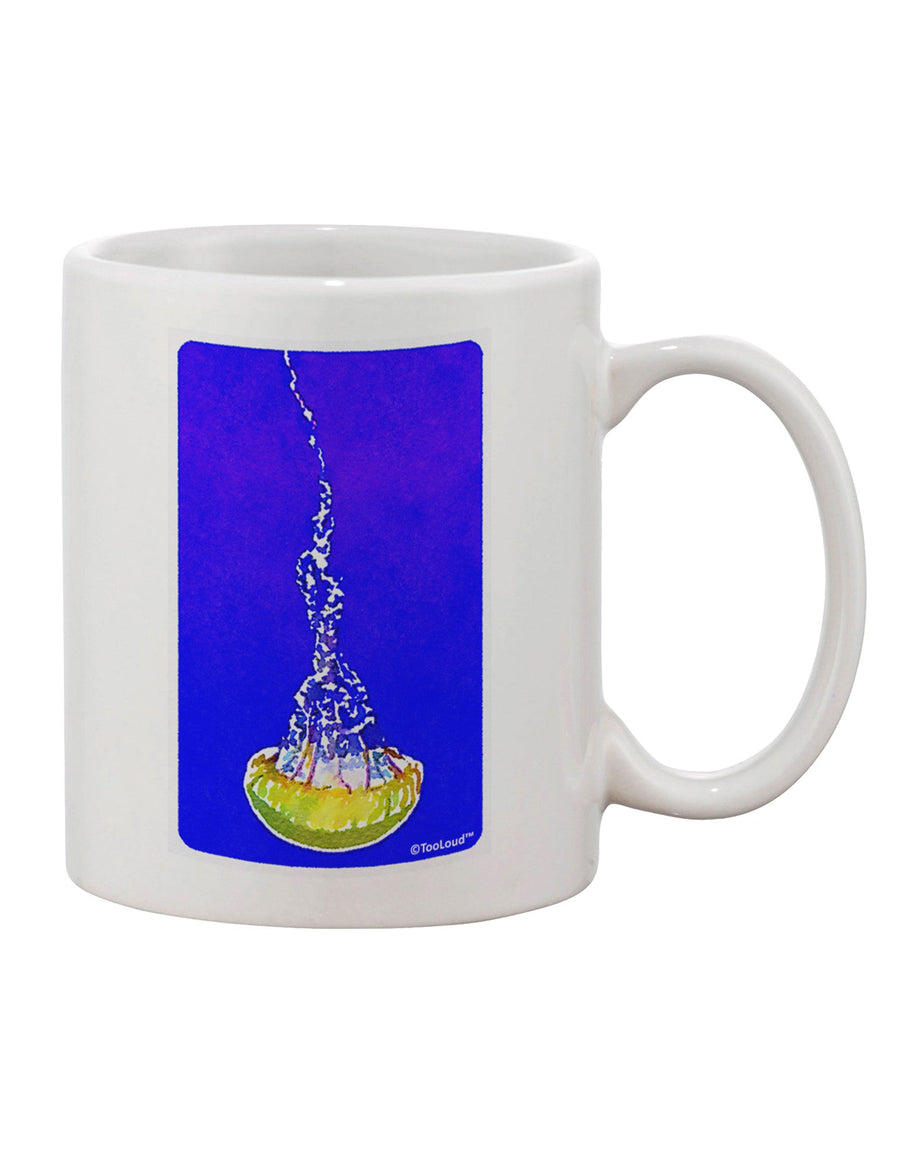 11 oz Coffee Mug with Solo Jellyfish Watercolor Print - TooLoud-11 OZ Coffee Mug-TooLoud-White-Davson Sales