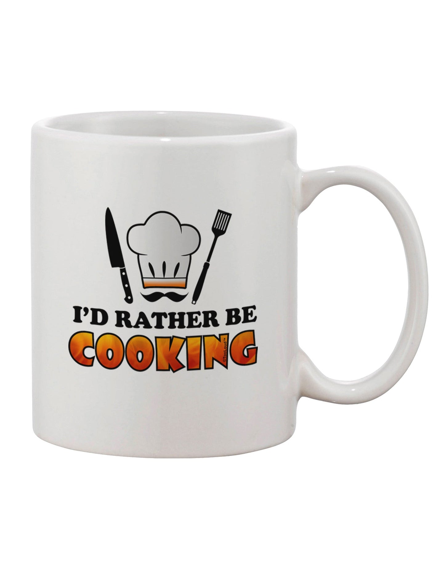 11 oz Printed Coffee Mug for the Passionate Cook - TooLoud-11 OZ Coffee Mug-TooLoud-White-Davson Sales