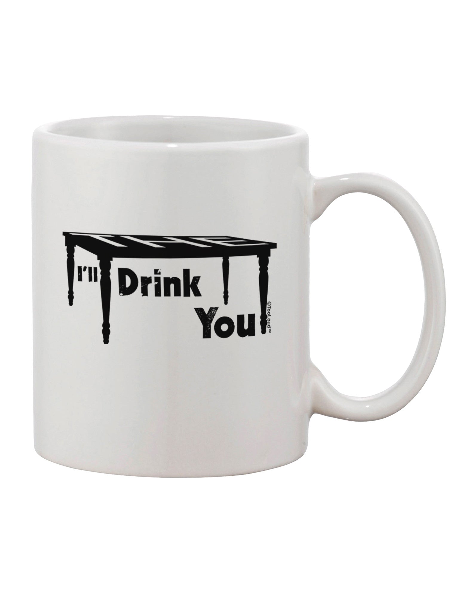 11 oz Printed Coffee Mug - Perfect for Drinking Enthusiasts TooLoud-11 OZ Coffee Mug-TooLoud-White-Davson Sales