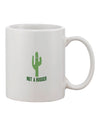 11 oz Printed Coffee Mug - Perfect for Non-Huggers TooLoud-11 OZ Coffee Mug-TooLoud-Davson Sales