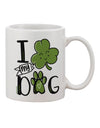 11 oz Printed Coffee Mug - Perfect for Shamrocking with Your Dog - TooLoud-11 OZ Coffee Mug-TooLoud-Davson Sales