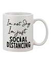 11 oz Printed Coffee Mug - Perfect for Social Distancing - TooLoud-11 OZ Coffee Mug-TooLoud-Davson Sales