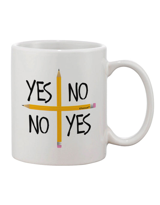 11 oz Printed Coffee Mug - Perfect for the Charlie Charlie Challenge - TooLoud-11 OZ Coffee Mug-TooLoud-White-Davson Sales