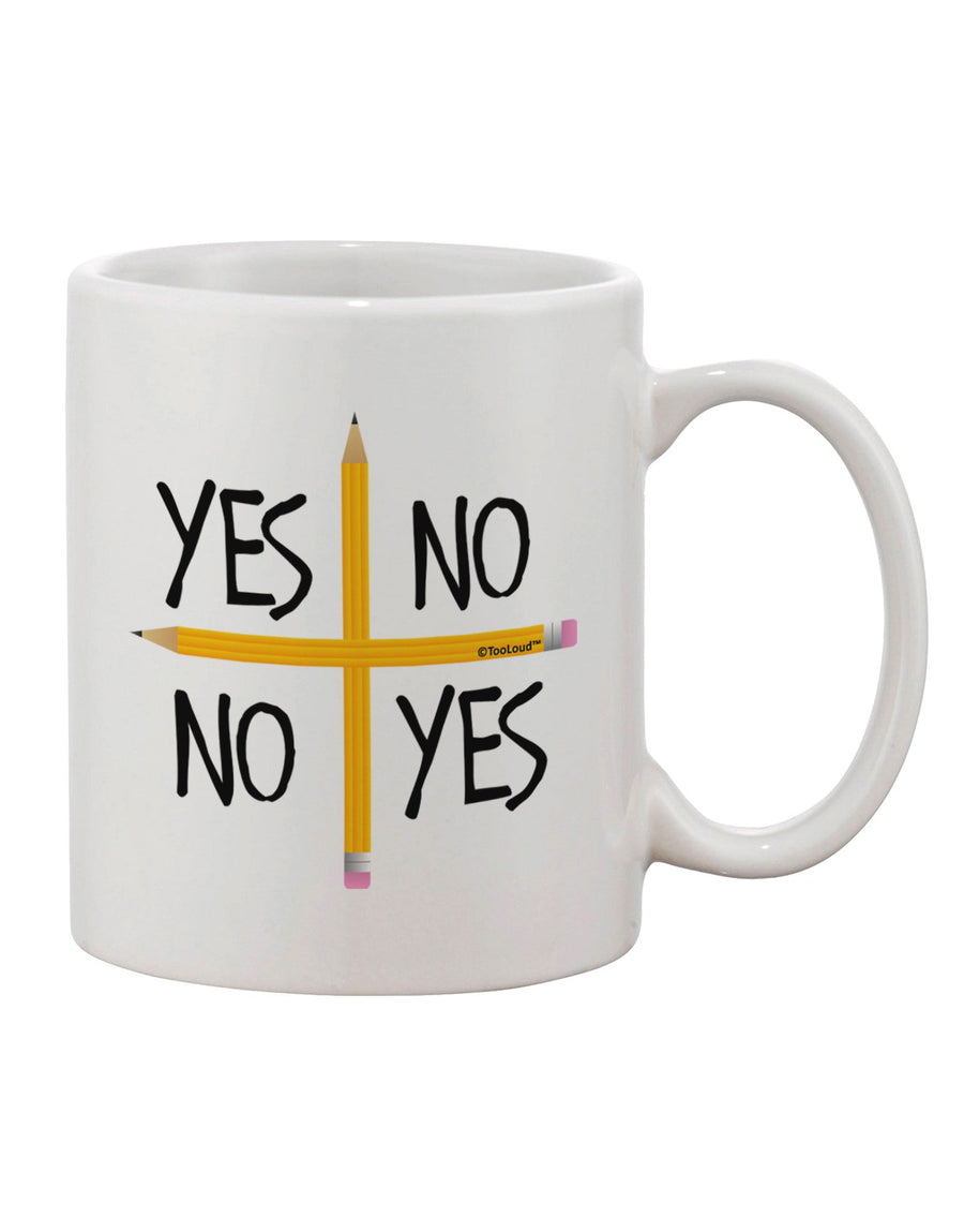 11 oz Printed Coffee Mug - Perfect for the Charlie Charlie Challenge - TooLoud-11 OZ Coffee Mug-TooLoud-White-Davson Sales