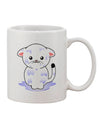 11 oz Wet Pussycat Printed Coffee Mug - Expertly Crafted Drinkware TooLoud-11 OZ Coffee Mug-TooLoud-White-Davson Sales