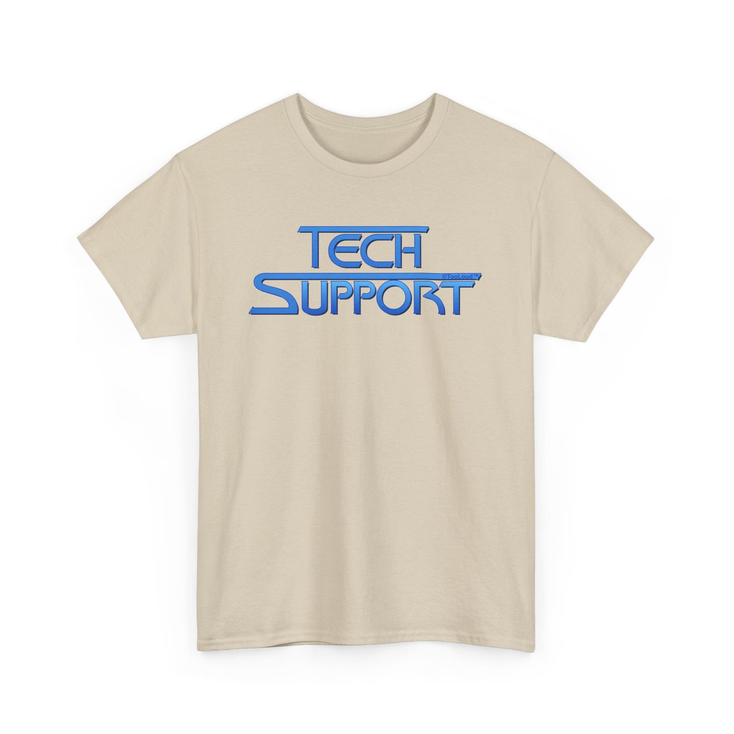Tech Support Logo Unisex Cotton Tee T-Shirt by TOOLOUD